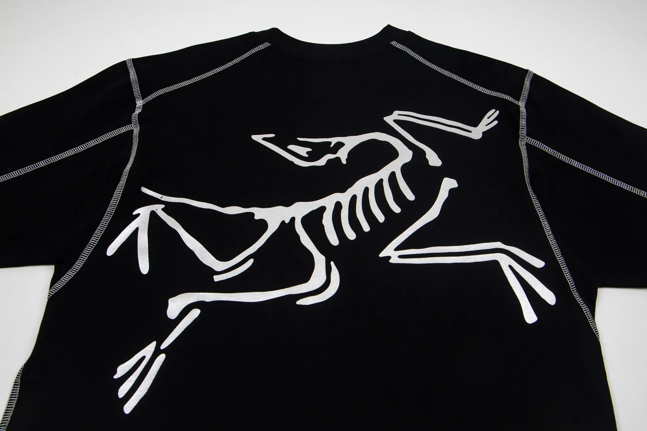 Arcteryx Cormac Series Logo LS T Same Style ✅ Size：XS S M L Black White